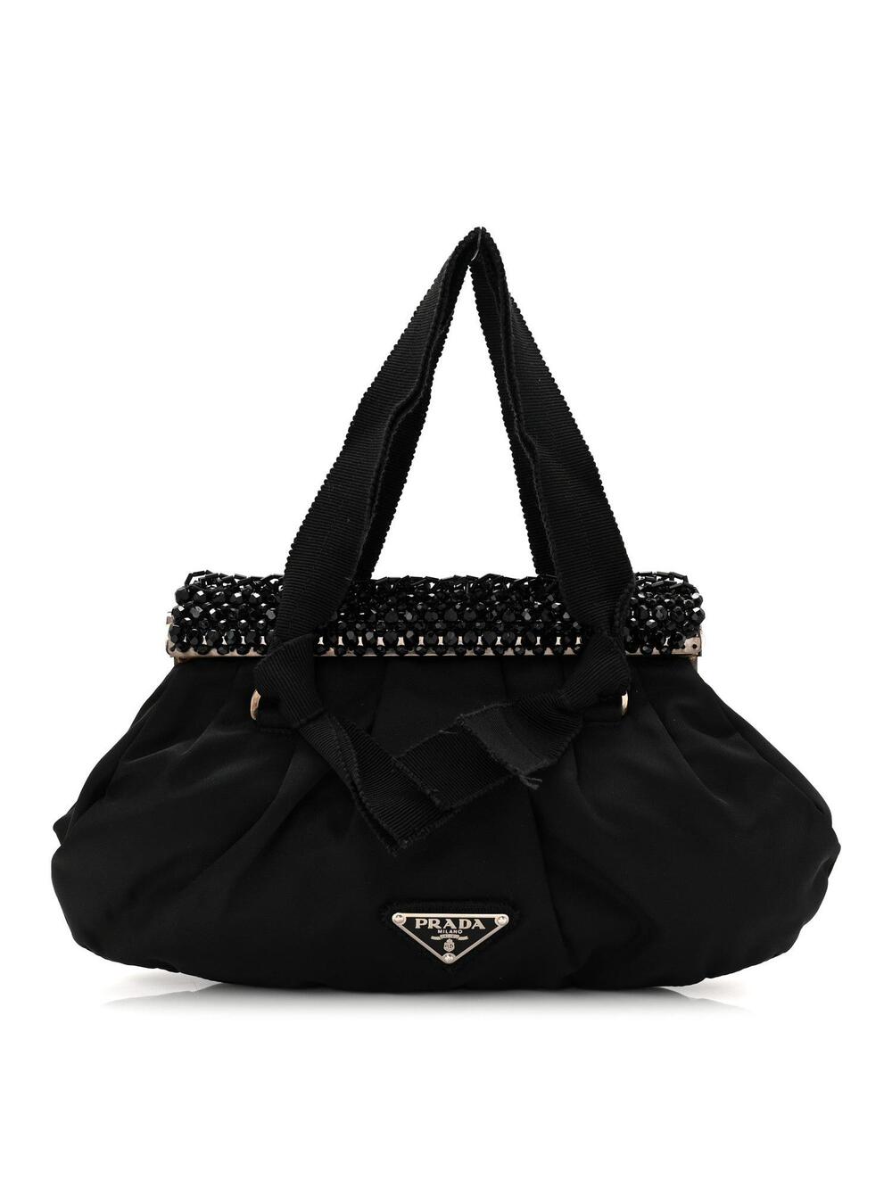 Prada Tessuto Nylon Bead Evening Bag #264740P42B